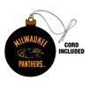 University of Wisconsin Milwaukee Official Panthers Wood Christmas Tree Holiday Ornament - 2 of 4