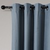 Awesome Home  Soft Cotton Feel Twill Polyester Blackout Grommet Pair (2 panels) - 4 of 4