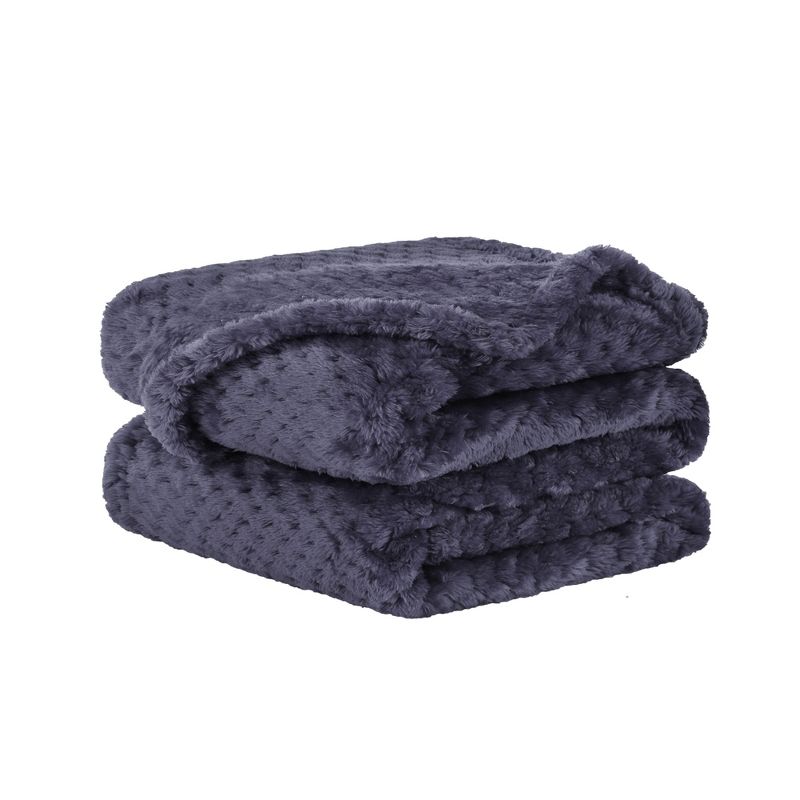PiccoCasa Flannel Fleece Bed Blankets Fuzzy Plush Lightweight Bed Blankets, 1 of 7