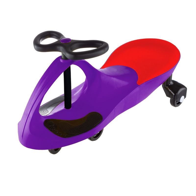 Toy Time Kids' Wiggle Car Ride-On Toy - Purple/Red/Black, 1 of 4