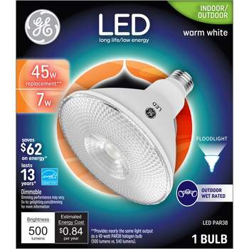 GE LED 45w PAR38 Outdoor Floodlight Light Bulb Bright White