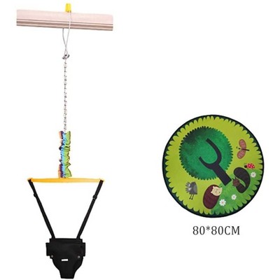 Tramull Baby Door Jumper Baby Jumper Doorway, Door Jumper Exerciser with Door Clamp and Foot Bottom Cushion Baby Jumpers