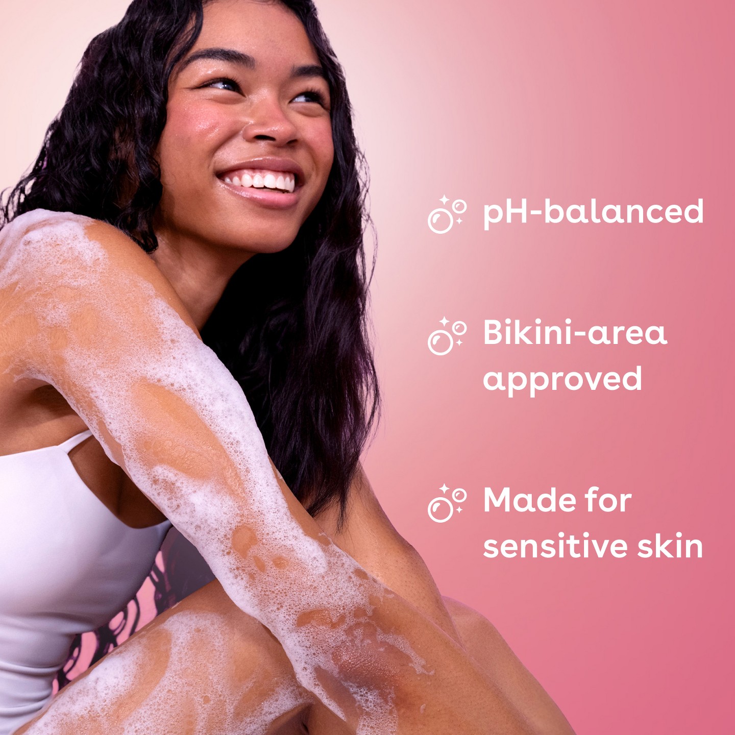 Гель для душа eos Shea Better Cashmere, Pink Champagne, 16 fl oz, цвет: Розовый — фото 4