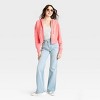Women's Cropped Full Zip Hoodie Sweatshirt - Universal Thread™ - 3 of 3