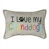 12.5"x8.5" Polyester Pillow Decorative Word I Love My Granddogs Design by Manual Woodworkers & Weavers - 3 of 3