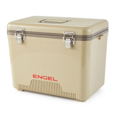 Engel 19 Quart Fishing Live Bait Dry Box Ice Cooler with Shoulder Strap