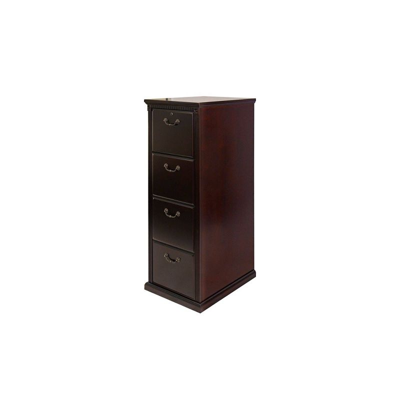 55&#34; Huntington Club Four Drawer File Cabinet Cherry - Martin Furniture, 3 of 10