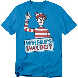 Wheres Waldo Waldo Wave Adult T-Shirt - 1 of 4