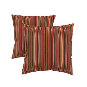 Covers&All Sunbrella® Indoor / Outdoor Throw Pillows Inserts with Covers, Set of 2 - 1 of 4