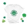 Simply Sage Market Women's Feelin Lucky Checkered Smiley Short Sleeve Graphic Tee - 3 of 3