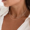 Dainty Silver Plated Layered Necklace Set: Snake Twist, Rope, Herringbone & Satellite Chains for Women & Girls, Adjustable Gift - 4 of 4