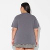 Women's The Rolling Stones Leppard Short Sleeve Graphic T-Shirt - Gray - 3 of 3