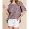 Women's The Animal Print Top - BOMBOM - 3 of 3