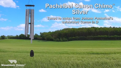 Bronze and Bubinga Pachelbel Canon Wind Chime, 32-inch