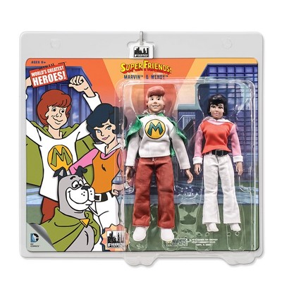 Super Friends Retro 8 Inch Action Figures: Wendy & Marvin Two-Pack