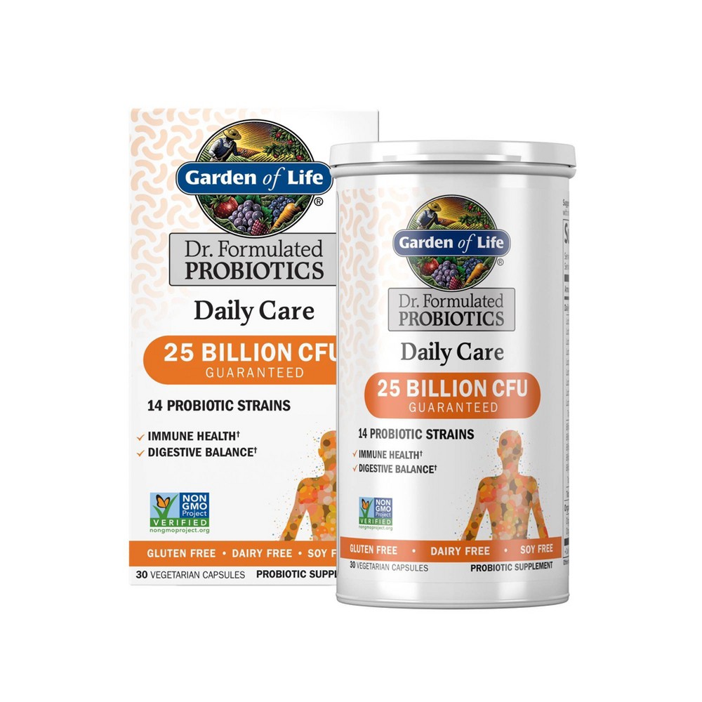 Photos - Vitamins & Minerals Garden of Life Probiotic Daily Care Capsules - 30ct 