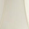 Springcrest Cream Scalloped Gallery Medium Bell Lamp Shade 7" Top x 14" Bottom x 12.5" High (Spider) Replacement with Harp and Finial - 2 of 4