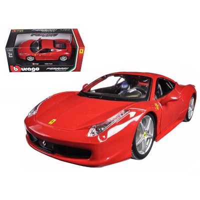 Ferrari 458 Italia Red 1/24 Diecast Model Car by Bburago