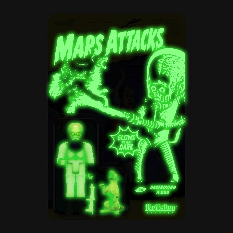 Super 7 ReAction Mars Attacks Destroying a Dog Action Figure, 4 of 6