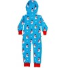 Tipsy Elves Baby / Toddler Snowman is an Island Jumpsuit - Cozy Christmas One-Piece Snowman Pajamas for Baby / Toddler - image 2 of 3