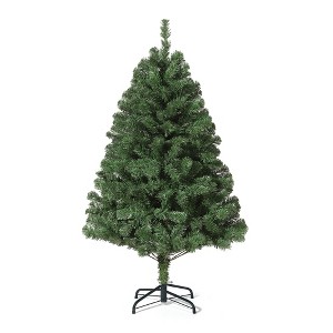 Artificial Christmas Tree, Snow Flocked Xmas Trees for Indoor & Outdoor, Foldable Base for Easy Setup and Storage,Xmas Decoration - 1 of 4
