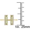 Everly Jewelry – 14K Yellow Gold 1 TGW Peridot and 0.1 TW GHI Diamond Fashion Ring - 2 of 4