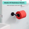 WOWOW Brushed Nickel Wall-Mount Single Arm Toilet Paper Holder for Bathroom, Washroom in Stainless Steel - 3 of 4