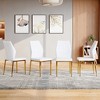 Set of 4/6 Dining Chairs PU Leather Upholstered Dinner Chairs Armless Chairs Accent Chairs with Padded Seat - Modernluxe - 2 of 4