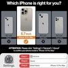 TORRAS iPhone 15 Pro Max Shockproof 12FT Military Grade Drop Tested Protective Hard Slim Translucent Case -Black - 2 of 4