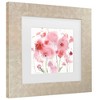 Trademark Fine Art Sheila Golden Blush 1 Matted Framed Art - 3 of 4