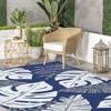 Outdoor Straw Plastic Rug, Lightweight Reversible Patio Rug, Folding Portable Deck Area Carpet, Large Floor Mat for Backyard Garden Camping Picnic - 4 of 4
