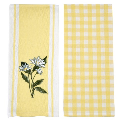 Springtime Plaid Set of 2 Kitchen Towels