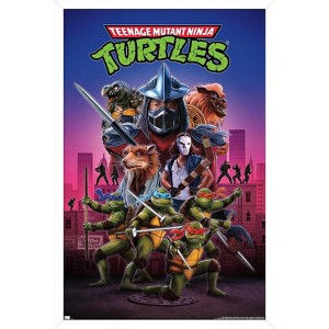 Trends International Teenage Mutant Ninja Turtles (1990) - One Sheet Framed Wall Poster Prints - 1 of 4