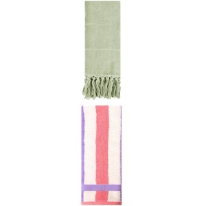 REGALWOVEN 2 Packs Cotton Absorbent Soft Decorative Bathroom Hand Towel for Kitchen - 1 of 4