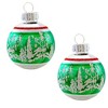 Christopher Radko 2.0 Inch Vintage Flocked Ornament Set Scene Holidays Tree Ornament Sets - 2 of 4