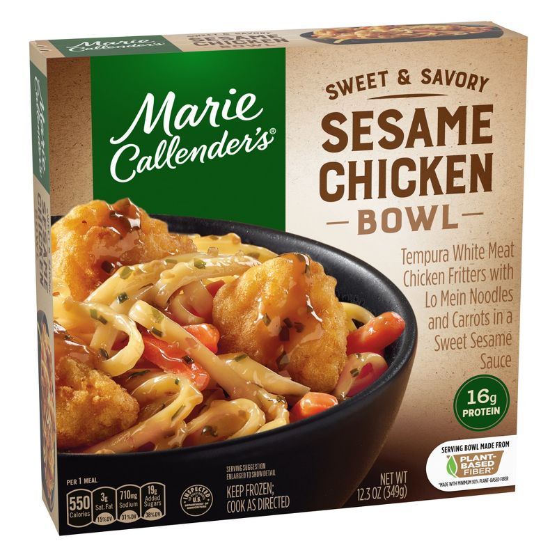 Marie Callender's Frozen Sesame Chicken Bowl - 12.3oz, 3 of 6