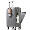 Whisen Luggage Set of 3, 20, 24, 28inch with USB Port,ABS Hard Shell Luggage with Spinner Wheels - 2 of 4