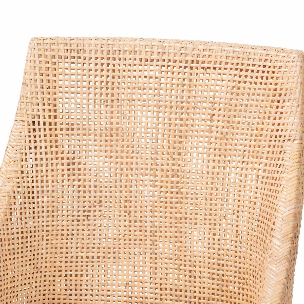 bali & pari Beata Natural Rattan Dining Chair Light Honey - thumbnail 5