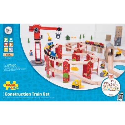 bigjigs construction train set