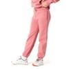 Future Planet Kids Unisex Jupiter Premium Fleece Lined Soft Cotton Sweatpants Loose Fit Pink - 3 of 4