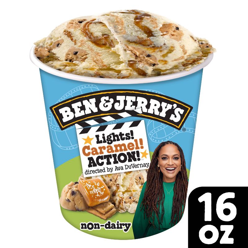 Ben &#38; Jerry&#39;s Non-Dairy Lights Caramel Action! Frozen Dessert - 16oz, 1 of 13