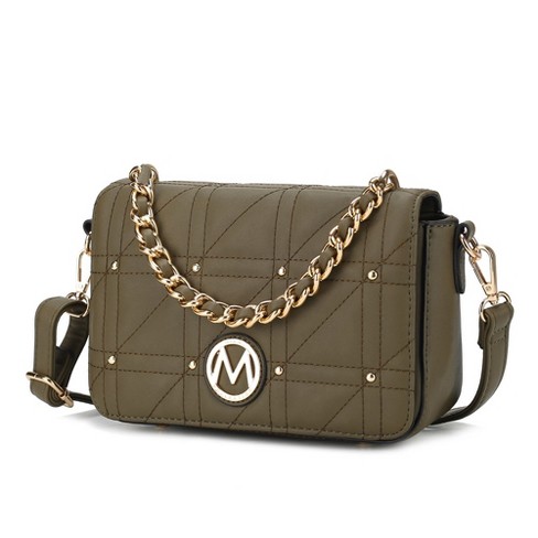 Mkf Collection Arabella Vegan Leather Women s Shoulder Bag By Mia K Olive Target