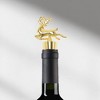 Unique Bargains Christmas Animal Bottle Stopper Zinc Alloy Silicone 3.86"x1.65"x0.79" 1 Pc - 2 of 3
