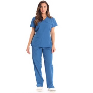 Just Love Women's Scrub Sets Medical Scrubs (Mock Wrap) - Comfortable and Professional Uniform in - 1 of 1