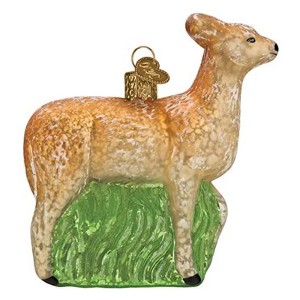Old World Christmas Blown Glass Ornament for Christmas Tree, Doe - 1 of 4