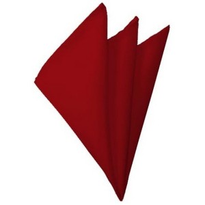 TheDapperTie - Men's Solid Color 10 Inch x 10 Inch Pocket Squares Handkerchief - 1 of 3