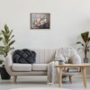 Stupell Industries Roses & Peonies on Gray Black Floater Framed Canvas Wall Art - 2 of 4