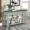 48" Vintage Console Table with Storage, Modern Sofa Table with Solid Wood Top for Entryway, Living Room, or Hallway-Panipeachy - 3 of 4