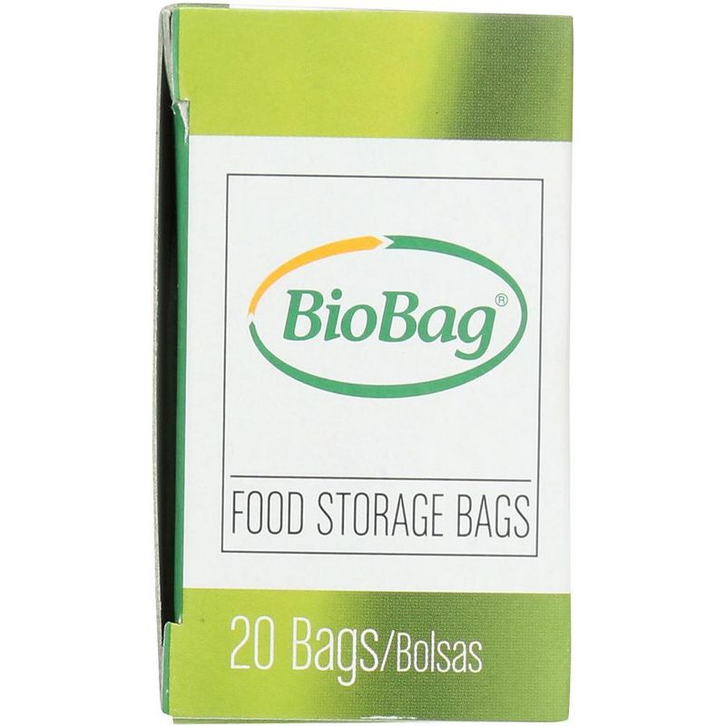 Biobag Food Storage Resealable Quart Bags - Case of 12/20 ct, 4 of 5