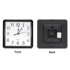 Unique Bargains Battery Operated Silent Non-Ticking Rectangle Quartz Wall Clock - 4 of 4